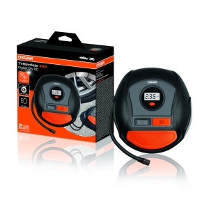 Compresor de aer OSRAM TYREinflate 400, umplere rapida in 3,5 minute, display digital