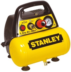 Compresor de aer Stanley DN20086, 6L, 1100W, 8 Bar, Galben