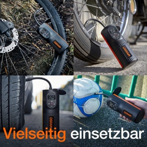 Compresor portabil OSRAM TYREinflate 2000, reincarcabil, cu USB, design compact - Img 4
