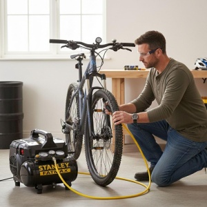 Compresor Silent Air STANLEY FATMAX DST 10186SI, 6l, 1 CP, 59 dB - Img 8