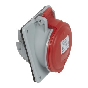 Conector electric Legrand P17 Tempra Pro 16A, 415V, 5-polig, rosu
