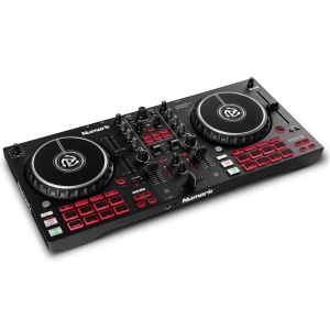 Consola controlera pentru DJ Numark Mixtrack Pro FX cu control pe 2 deck-uri, interfata audio integrata, afisaje Jog Wheel si palete de efecte, Serato DJ inclus