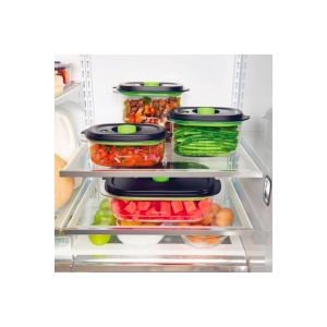 Contenitor vacuum pentru alimente FoodSaver, 700 ml, BPA-free, set 3 bucati - Img 7