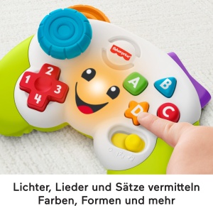 Controller de jocuri Fisher-Price HXC29 pentru bebelusi si copii, cu muzica si lumini - Img 3