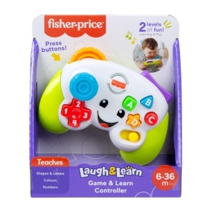 Controller de jocuri Fisher-Price Laugh Learn pentru copii, 2 moduri muzicale - Img 6