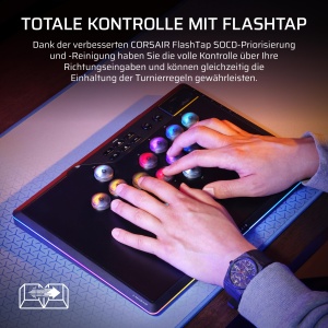 Controller wireless Corsair Novablade Pro, 15 taste, RGB, compatibil cu PS5 si PC - Img 8
