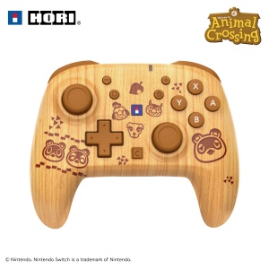 Controller Wireless HORI HORIPAD Turbo, Culoare Maro, Design Natural, Compatibil Nintendo Switch 2