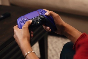 Controller Wireless Playstation DualSense Galactic Purple, Haptic Feedback, Design Ergonomic - Img 5