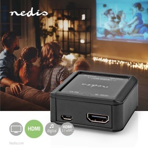 Convertor audio digital Nedis HDMI la CoaxialToslink eARC Automatica Anthracit - Img 7