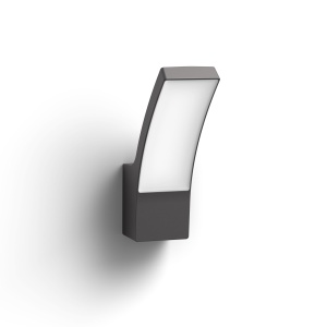 Corpuri de perete de exterior Philips Splay, 12 W, 2700 K, alb cald, rezistent la apa, antracit, rezistent la intemperii IP44 - Img 4
