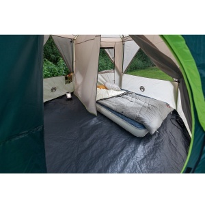 Cort de camping Coleman Polygon 6, 6 persoane, 100 impermeabil, 360 vedere, maro - Img 6