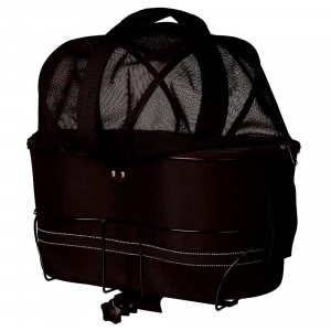 Cos de bicicleta pentru caini TRIXIE, 29 x 42 x 48 cm, negru, capacitate 6 kg - Img 4