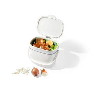 Cos de compost OXO Good Grips, 6.6 L, albgri, cu design anti-odori - Img 8