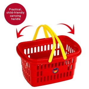 Cos de cumparaturi Theo Klein 7218 cu produse alimentare, pentru copii de la 2 ani - Img 3