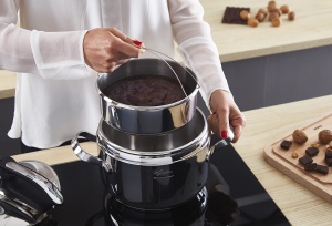 Cos de gatit cu aburi Lagostina inox 1810 diametru 18 cm compatibil cu oala sub presiune - Img 4