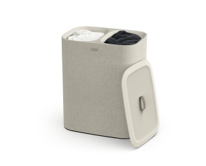 Cos de rufe Joseph Joseph Tota 90L cu 2 saci detasabili Ecru Beige
