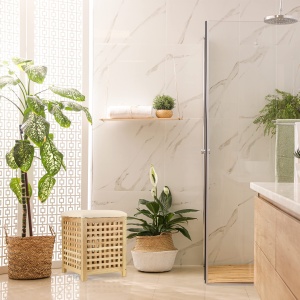 Cos de rufe Relaxdays cu sezlong, 45 l, nuc, crem - Img 2