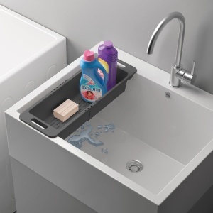 Cos de scurgere Metaltex Drain-Flex 35-52 cm ajustabil si usor fabricat in Elvetia - Img 4