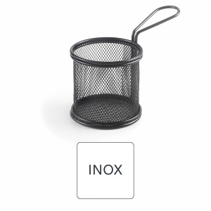Cos servire snack Lacor 61150, otel inoxidabil, mattschwarz, 9x8 cm - Img 4