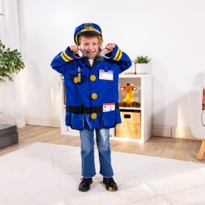 Costum de politie Melissa Doug, 6 piese, pentru copii 3-6 ani, usor de intretinut - Img 2