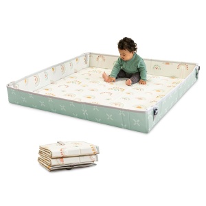 Covor de joaca pliabil Infantino, mare, usor de transportat, antiderapant
