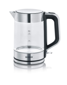 Cratita electrica Severin 1,7L, 2200W, inox si sticla