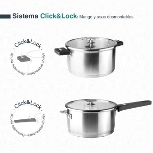 Cratita Lacor 56614 1L Inox 1810 Compatibila Inductie 14cm - Img 4