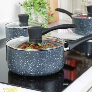 Cratita Russell Hobbs RH00845EU 18cm 2L Antiaderenta Compatibila Inductie Capac din Sticla - Img 7