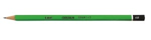 Creion BIC Criterium 550, 6B, hexagonal, verde, set 12 bucati - Img 3