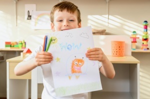 Creion cerat BIC Kids Plastidecor, 24 culori, inclusiv auriu si argintiu - Img 8