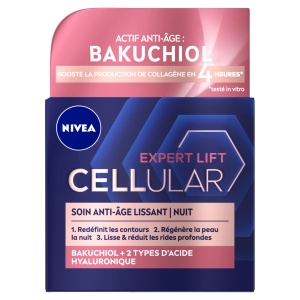 Crema de fata NIVEA Cellular Expert Lift, 50 ml, Anti-Aging, cu Hyaluron si Bakuchiol - Img 4