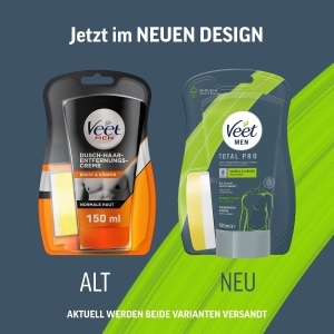 Crema de indepartare a parului pentru barbati Veet Men, 150 ml, cu efect de hidratare - Img 2