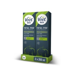 Crema de indepartare a parului Veet Men, 400 ml, pentru piele normala, eficienta in 5 minute