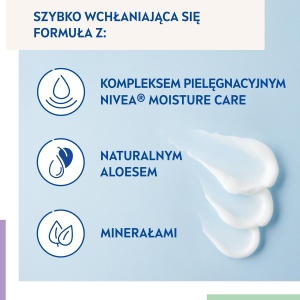 Crema hidratanta NIVEA 24H cu Aloe Vera pentru ten mixt si gras, 50 ml - Img 3