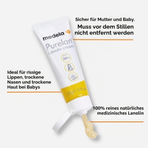 Crema pentru mameloane Medela Purelan 37g, 100 naturala, hipoalergenica - Img 3