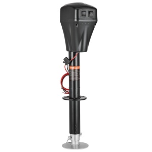Cric electric VEVOR EJ5021B, 2267 kg, negru, cu manivela si LED - Img 9