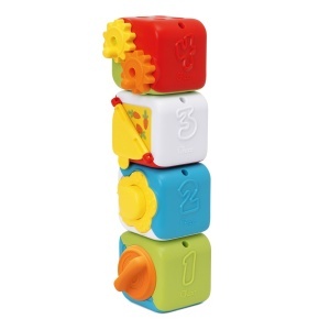 Cub de activitati Chicco 2in1 set cu 4 blocuri colorate pentru copii 10-36 luni - Img 5