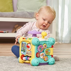 Cub interactiv de invatare VTech Baby Spielspa cu 6 laturi, pentru 12-36 luni - Img 5