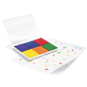 Culori de Stampilat Melissa Doug - Set cu 6 Culoare, Tinta Usor Abasabila - Img 5