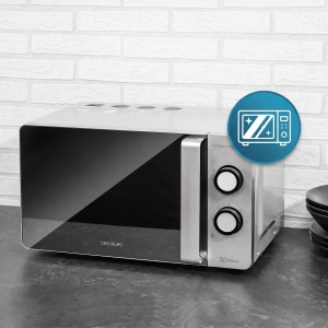 Cuptor cu microunde Cecotec ProClean 3060, 20 L, 700 W, Argintiu - Img 3