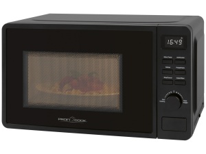 Cuptor cu microunde cu grill ProfiCook PC MWG 1319, 20L, 800W, Timer, 8 programe automate
