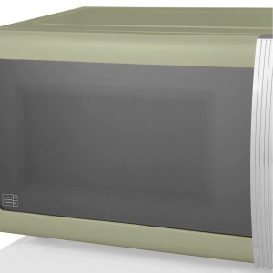 Cuptor cu microunde digital Swan SM22030GNEU, 20L, 800W, Verde, Design retro - Img 7