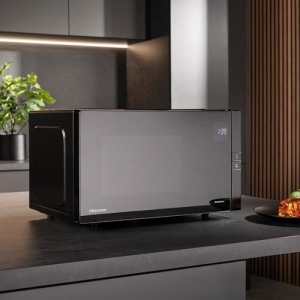 Cuptor cu microunde Hisense H25MOBS4HGI 25L 900W Negru InverterTech - Img 16