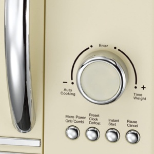 Cuptor cu microunde Melissa 16330128 Retro Design 23L Grill Crem - Img 4