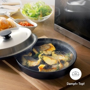 Cuptor cu microunde Panasonic NN-GD38QSEPG 29L Grill Negru Inox 1000W - Img 2