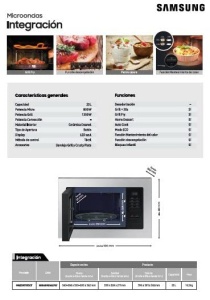 Cuptor cu microunde SAMSUNG MG23A7013CTEC, putere mare, design compact - Img 8
