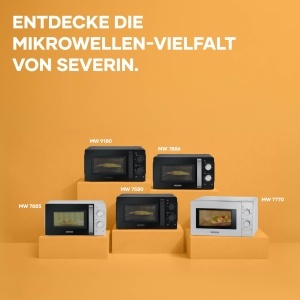 Cuptor cu microunde Severin MW 7580, 19L, 700W, negru - Img 8