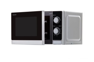 Cuptor cu microunde Sharp R200INW Solo 20 L 800 W 5 niveluri de putere Cronometru de la 35 de minute la 00 de secunde Dezghetare controlata in greutat - Img 3