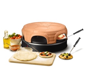 Cuptor de pizza Emerio PIZZARETTE, 6 mini-pizze, design din teracota - Img 2