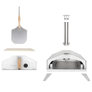 Cuptor de pizza H.Koenig GINO440, inox, 30,5x30,5 cm, 450C - Img 5